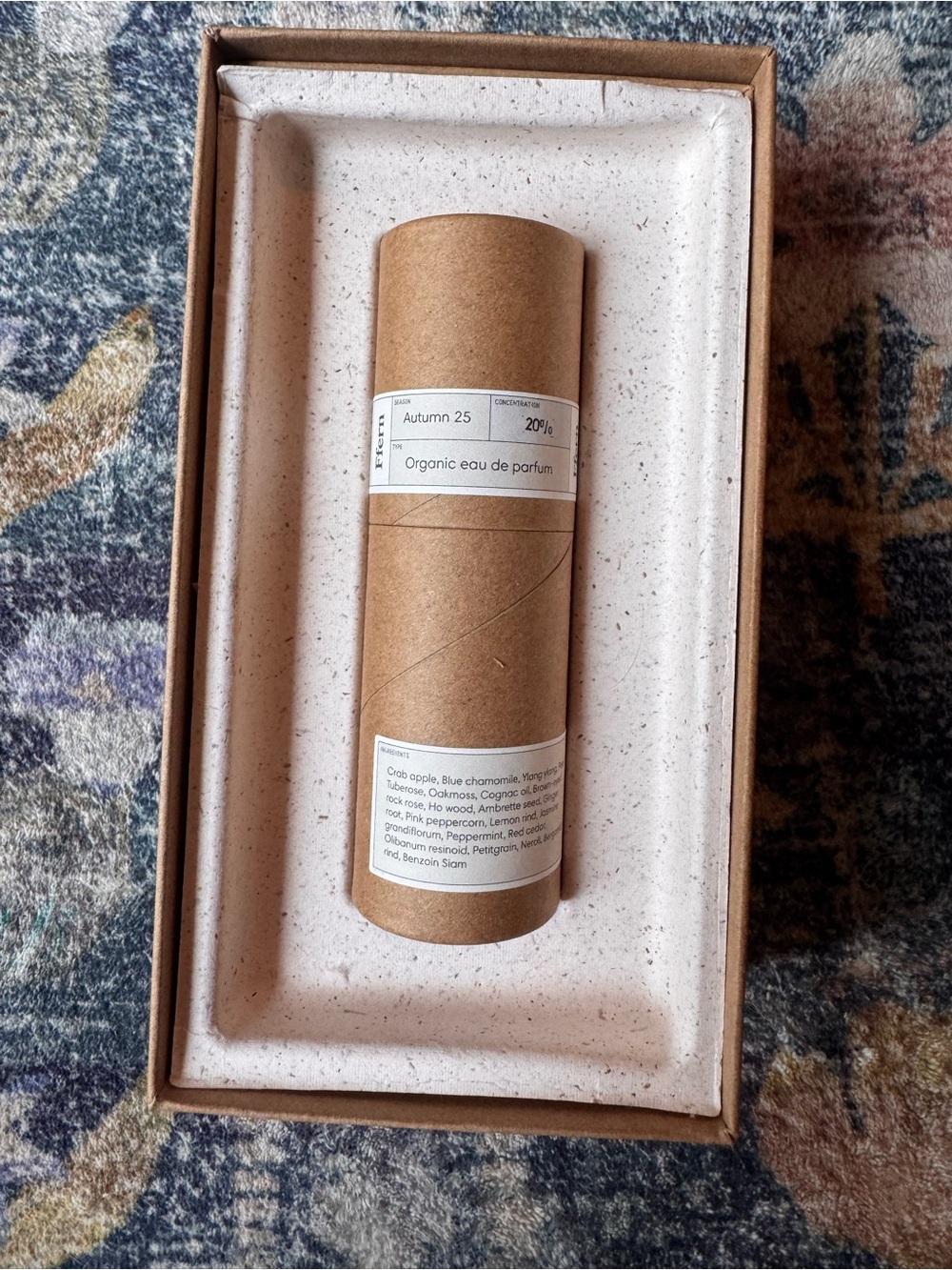 Ffern Autumn 25 Organic Eau de Parfum — Brown Natural Packaging
